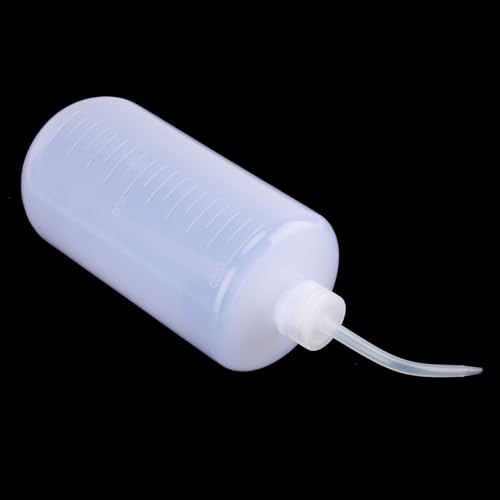 stonylab Chemical Wash Bottle, 4-Pack Plastic Safety Lab Squeeze Wash Bottle, LDPE with Narrow Mouth, 1000 ml / 4 Bottle - Image 5