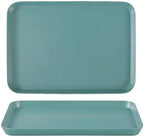 Multifunctional Drip Tray, Easy to Clean Spill Trays Anti-Scalding and Anti-Slip Design, Watering Tray for Plants Strong and Stable(Blue,10.5x7.2 in/26.7x18.2 cm) by Unknown