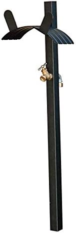 BestNest Panacea 84003 Basic Hose Stand with Brass Spigot, Black by BestNest