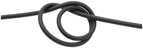 Soft Fluorine Rubber Hose, ID 2-25mm 200degree Oil Resistant FKM Viton Tube 1/2/3/5/8/10M(8M_ID 2MM X OD 4MM) by Unknown