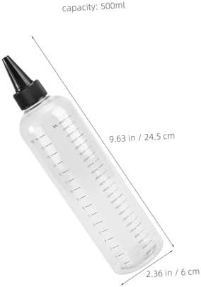 8 Pack Graduated Fine Tip Squeeze Bottles 17oz PET Refillable - Image 2