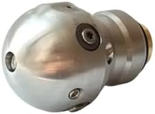 3/8" Thread High Pressure Drain Jetting Rotating Cutting Ball Nozzle Sewer Jetter Ball Jet Nozzle(3I8 Female 60LPM) - Image 6