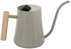 Generic Watering Gooseneck Plant Watering Pot with Wooden Handle and Precision Pouring Neck Semi Enclosed Lid for Suitable for Indoor Plants Balcony Gardens Office desks Small by Unknown