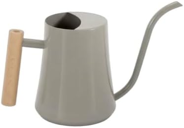 Generic Watering Gooseneck Plant Watering Pot with Wooden Handle and Precision Pouring Neck Semi Enclosed Lid for Suitable for Indoor Plants Balcony Gardens Office desks Small by Unknown