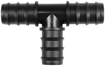 2~30PCS PE Pipe Barb Connectors Tee Elbow Repair End Garden Water Drip Irrigation Connector Joints 16mm 20mm 25mm(Tee,20MM-30 PIECES) by Unknown