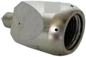 High Pressure Sewer Jetter Cleaning Nozzle - Stainless Steel 3/8" with 3 Forward & 5 Backward Holes for Efficient Pipe(3l8QC 20L 100bar) - Image 3