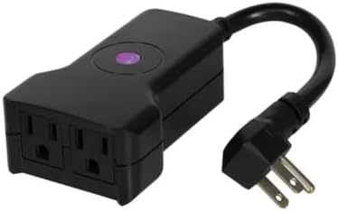 NSI TORK WFOP2 Outdoor Wi-Fi Smart Plug, Dual Receptacle, 120V by Global+Electrical+Supply