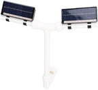 Hyuduo Solar Pool Fountain Dual Head Adjustable Spray - Image 2