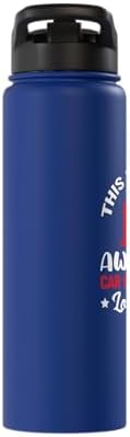 Awesome Car Restorator Oldtimer Cars Mechanic Stainless Steel Insulated Water Bottle - Image 4