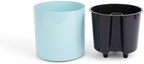 rePotme 8 inch Self Watering Plant Pot for Indoor Plants, African Violets, Succulents, The Aqua Core Collection (Ocean Blue) - Image 2