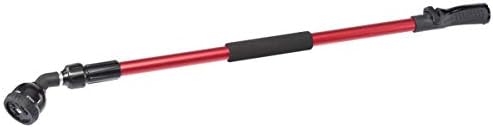 Dramm Telescoping RainSelect Rain Wand – 9 Pattern Adjustable Spray Head, One Touch Thumb Valve, Extends 34–55 Inch Aluminum Watering Wand for Garden Hose – Red by DRAMM