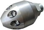 Stainless Steel High Pressure Piping Nozzle, 9 Holes, 1' Thread - Image 2