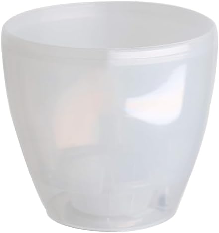 DECOPOTS - 3 Pack Self Watering Planter - Indoor Decorative Flower Pot with Drainage Cartridge and Water Level Indicator (5.5", Transparent) - Image 3