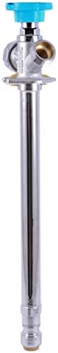 SharkBite 10 Inch Frost Free Sillcock, 1/2 x 3/4 Inch MHT, Push to Connect Brass Plumbing Fitting, PEX Pipe, Copper, CPVC, PE-RT, HDPE, 24629LF by SharkBite