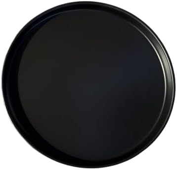 Yukfona Ceramic Plant Saucer Tray 2 Pcs 8 Inch Black, 8.5" OD x8.15 ID x1 Deep| Fits Flower pots Bottom≤ 8.15", Heavy Duty Glazed Round Planter Drip with Catch Basin for Indoor Outdoor Plants - Image 3