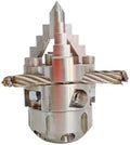 High Pressure Rotary Sewer Jetter Cleaning Nozzle - Heavy-Duty Stainless Steel, 105-300bar, 1/2'' & 3/8'' Thread, 40L/min Flow Rate(Chain 1I2 120L) by Unknown