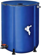 Portable Rain Barrel, 13-264 Gal Water Storage Tank Catcher Container with Filter Spigot to Collect Rainwater from Gutter, Rainwater Collection System by Unknown