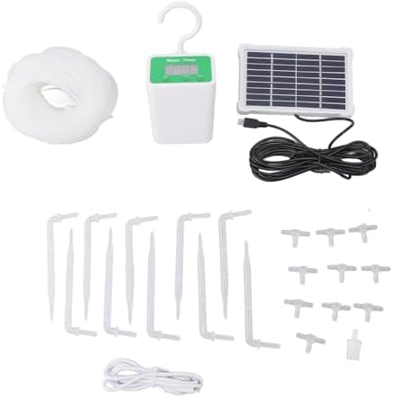Automatic Plant Waterer Solar Automatic Plant Waterer, Solar Powered Drip Irrigation Kit with Timer and Animal, ABS 2000mAh Watering System for Garden Yard Patio Greenhouse - Image 6