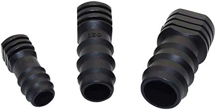 Industrial Horticultural Pipe Hose Connector DN16,DN20, DN25 PE Pipe Barbed End Caps Plastic Barb end Line Water Hose Mender For Micro Irrigation Drip Lines Fittings 100 Pcs - Image 6