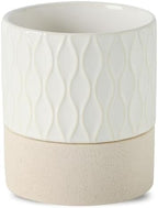Nihow Ceramic Self Watering Plant Pot for Indoor Plants, 6 Inch,Cream White by Nihow