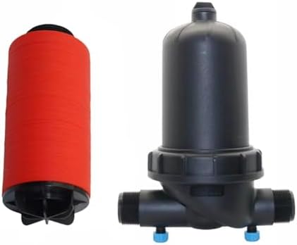 Water Filter, 120 Mesh Disc Garden Irrigation System Strainer 1.25" 1.5" 2" Male Thread Hose Pipe Water Pump Filtering Impurities(1.25 inch) by Unknown