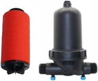 Water Filter, 120 Mesh Disc Garden Irrigation System Strainer 1.25" 1.5" 2" Male Thread Hose Pipe Water Pump Filtering Impurities(1.25 inch) by Unknown
