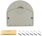 Vego Garden Hose Hanger Hangout with 115 ft of 5/8" Capacity And Enclosed Storage Compartment (Cloud Grey) by VegoGarden