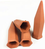 SEWACC 4 Pcs Automatic Watering Spikes Porcelain Orange by SEWACC