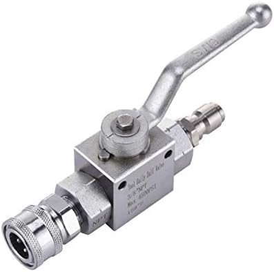 Tool Daily High Pressure Washer Ball Valve Kit, 3/8 Inch Quick Connect by ToolDaily