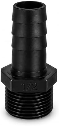 30 Pack 1/2 Inch Garden Hose Adapter, Hose Barb Irrigation Connector Fittings for Drip Irrigation Tubing, Garden Hose, Raised Beds, Greenhouse & Outdoor Watering Systems - Image 2