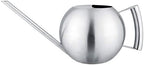 Pissente Stainless Steel Watering Can 1L 32oz, Long Spout Round Sprinkling Pot for Indoor Outdoor Home Garden Plants by Pissente