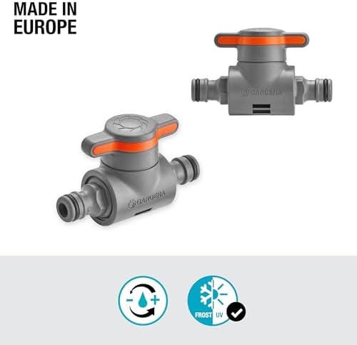 Gardena Coupling with regulating Valve: Hose Coupling for continuously regulating and shutting Off The Water Flow in The Hose Route, Range Regulation of a Sprinkler (18266-20) - Image 2