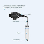 Tankbuddy Valve Plus, with Adjustable Weights for Efficient Drainage, Float Valve Double Water Level, High Flow Large Water Discharge (1/2'') - Image 3