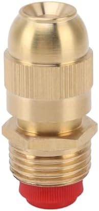 Brass Hose Nozzle Heavy Duty Brass 10Pcs G1/2 Male Thread Sprinkler Nozzle Garden Irrigation Water Spray Adjustable Watering Sprayer Nozzle (Small Body) - Image 7