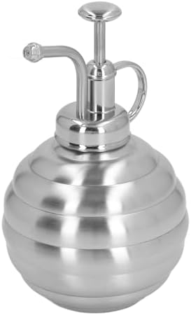 Plant Spray Bottle, 400ml Stainless Steel Plant Sprayer, with Top Pump for Watering Potted Plants, Water Misting Orchids, Succulents, wash, Hairstyling (Silver) - Image 7