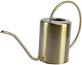 ORFOFE Stainless Steel Watering Pot with Long Spout Ergonomic Handle Rust-Resistant Watering Kettle for Indoor Outdoor Plants Gardening and Vegetable Garden Use Golden by ORFOFE