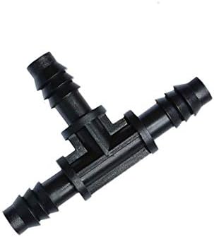 Hose Connector 8/11 Hose Tee Water Divider 3/8" 4-Way Cross Connector Garden Water Pipe Irrigation Tee Barb Drip Irrigation Accessories 100 Pieces (Color : Cross) - Image 7