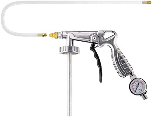 TCP Global Air Undercoating Spray Gun with Gauge, Includes 22" Long Wand by TCPGlobal