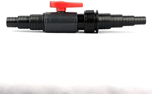 Hose Splitter,Tap Connector 25mm(3/4"") ~ 38mm(1 1/2"") Hose Valve Fish Pond Joint Irrigation Water Pipe Connectors Aquarium Fish Tank Adapter, Black - Image 2