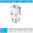 Flat fan-shaped nozzle metal ultra-high pressure cleaning surface,10PCS - Image 2