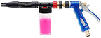 High Pressure Foam Car Wash Spray Gun Adjustable Wash Foam Lance Multifunctional Car Cleaning Tool with Zinc Alloy Grip for Garden Hose Auto Home Cleaning - Image 2