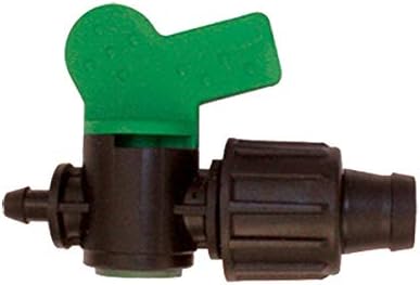 (50 pk) Tape x 1/4" Barb w/valve by Irritec