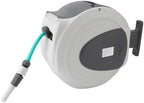 LiebeWH Retractable Garden Hose Reel Durable Auto Rewind Wall Mounted Hose Reel with Nozzle for Multidirectional Watering - Image 4