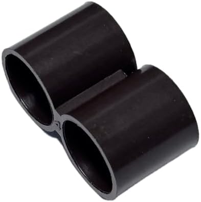 NETAFITM Drip Irrigation Barbed Fittings,3/8" 12MM Black Drip Tubing Coupler Elbow Tee Reducer (Figure 8-12mm (3/8"), 25 Count) - Image 2