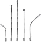 5 Pack Flexible Nozzle Extensions, Brass Mist Rod for Outdoor Misting System, Misting Extended Pole 10/24 UNC for Garden, Humidification, Outdoor Cooling, Dust Control(Size:20Inch(50cm)) by Unknown