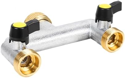 Brass Tap Splitter 2 Way Hose Connector 3/4 Inch - Image 4
