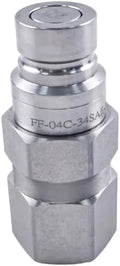 FridayParts Hydraulic Male Flat Face Coupler AT312470 Compatible for John Deere 110 240 250 260 270 315 317 320 325 328 332 410G 310G 320D 318D 310SG (Male Flat Face Coupler) by FPFridayParts