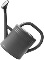 Fabater 8L Large Capacity Plastic Watering Can, Long Spout Plant Watering Can for Garden, Thickened Heavy Duty Outdoor with Shower Head for Precise (Gray) - Image 2