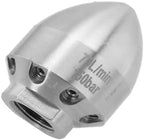 Multi Port Drain Jet Nozzle, Stainless Steel, 1 Front 6/8 Rear by Unknown