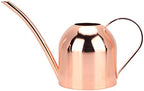Copper Watering Can, Small Watering Can, 500ml Stainless Steel Watering Can for Indoor Plants (Rose Gold) - Image 4
